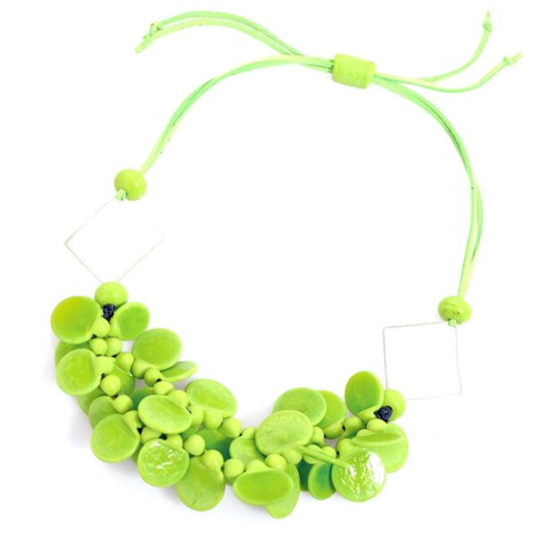Collana LEI Charme, collana in vetro di Murano, Olimpia Aveta Design Gioielli contemporanei in vetro di Murano