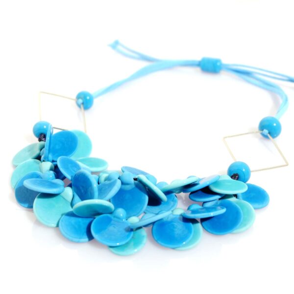 Collana LEI Charme, collana in vetro di Murano, Olimpia Aveta Design Gioielli contemporanei in vetro di Murano