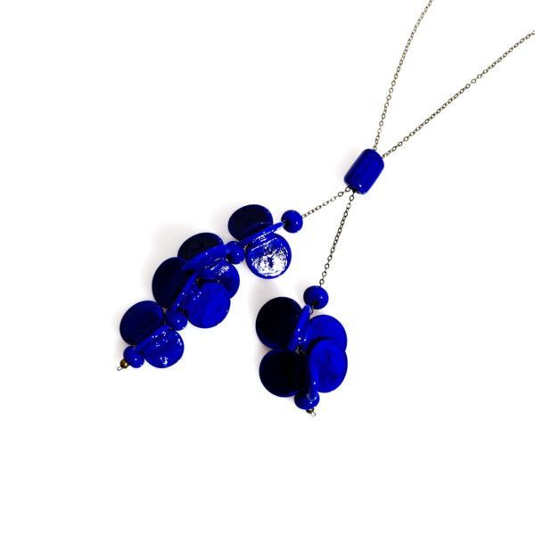 Ciondolo LEI, collana con ciondolo in vetro di Murano, Olimpia Aveta Design Gioielli contemporanei in vetro di Murano
