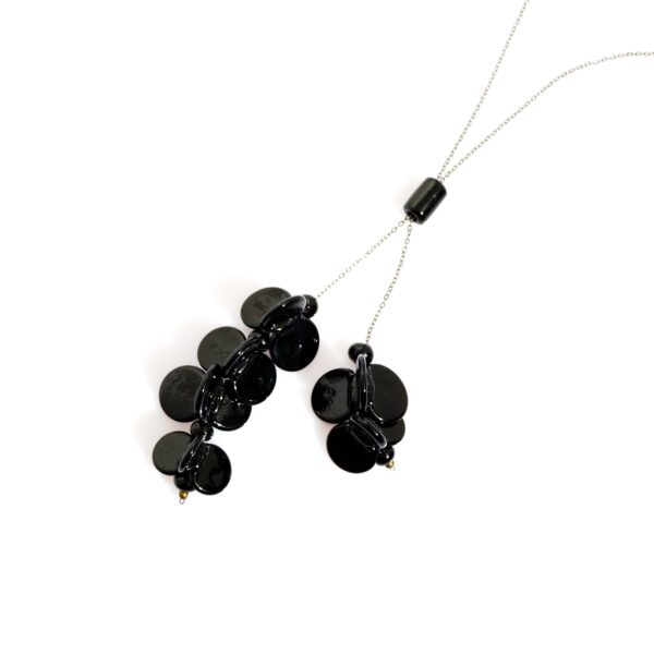 Ciondolo LEI, collana con ciondolo in vetro di Murano, Olimpia Aveta Design Gioielli contemporanei in vetro di Murano
