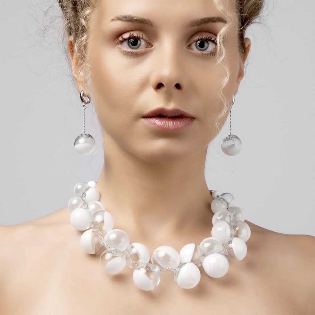 Collana ASTERIA in vetro di Murano soffiato