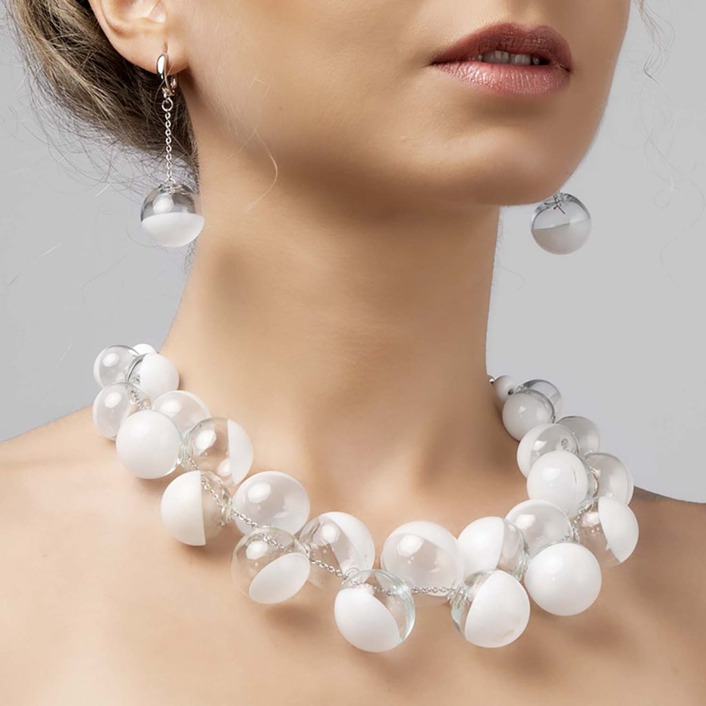 Collana ASTERIA in vetro di Murano soffiato