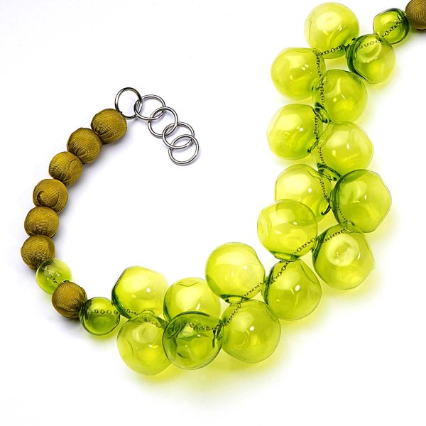 Collana RUGIADA verde - immagine 3