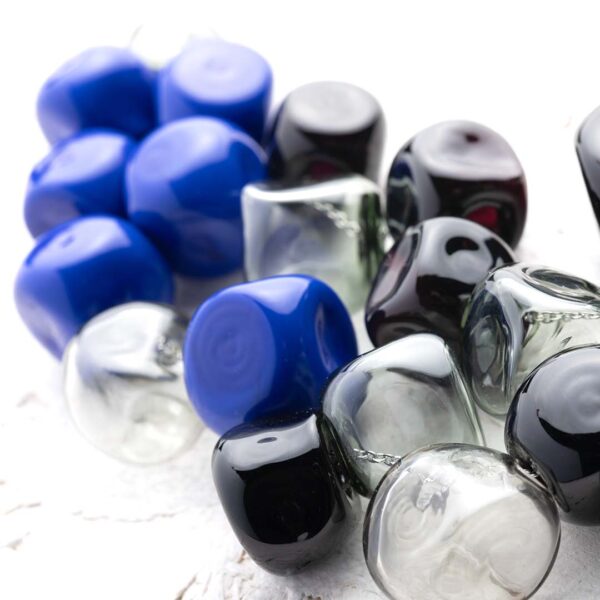 Collana MIRAGE blu lapis - immagine 2