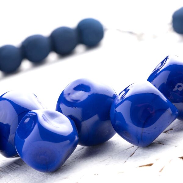 Collana RUGIADA blu lapis - immagine 2