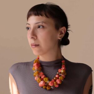 Blown Glass Necklace Tierra Cálida