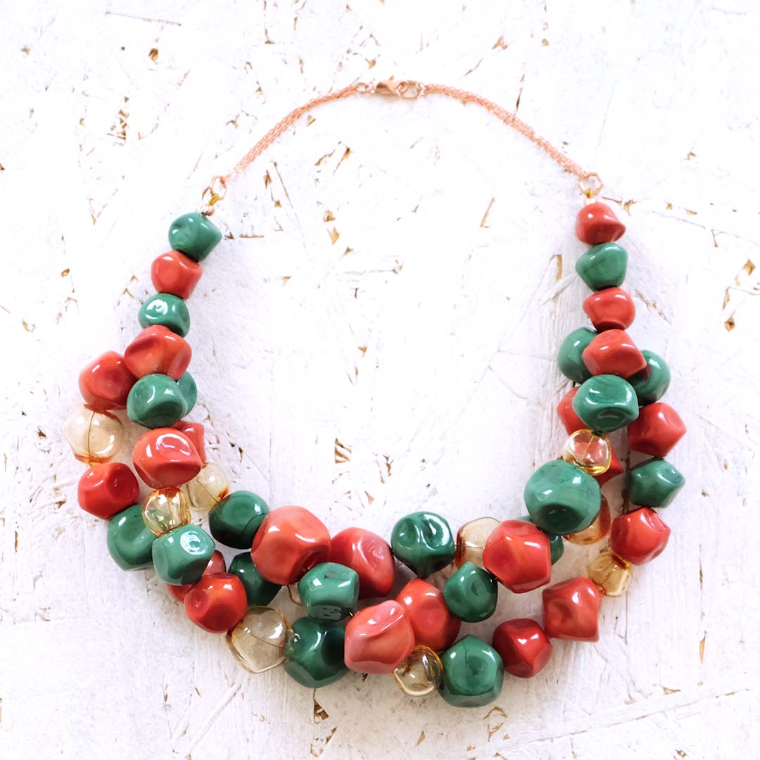 Blown Glass Necklace Tierra Fría