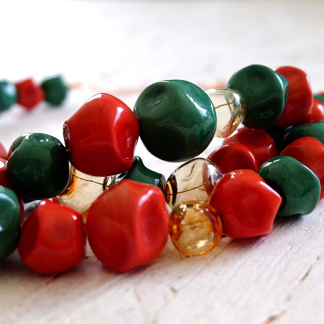 Blown Glass Necklace Tierra Fría