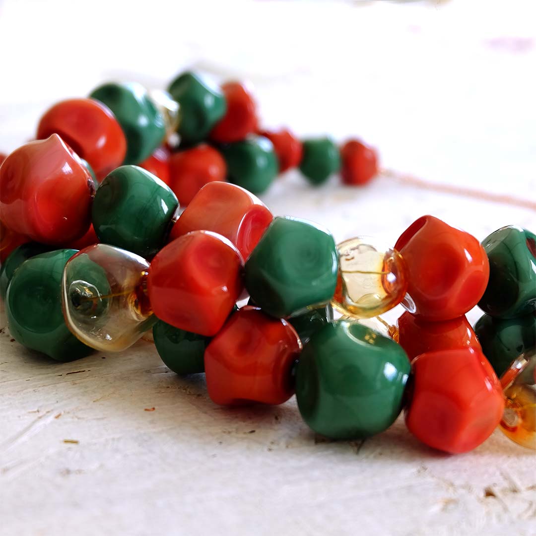 Blown Glass Necklace Tierra Fría