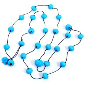Collana Long versione Turchese pastello. Satinata con particolari lucidi. Lunghezza 130 cm. Prezzo € 69,00 Collana Long versione Turchese. Olimpia Aveta Design gioielli contemporanei in vetro di Murano